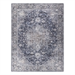 Nourison New Concept Washables 10' x 14' Ivory Navy Vintage Indoor Rug