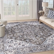 Nourison New Concept Washables 10' x 14' Olive Ivory Vintage Indoor Rug