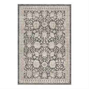 Nourison Renewed 5' x 7' Charcoal Fabric Area Rug