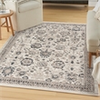Nourison Renewed 4' x 6' Ivory Multi-Color Fabric Area Rug