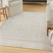 Nourison Renewed 5' x 7' Ivory Beige Fabric Area Rug