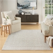 Nourison Renewed 5' x 7' Ivory Beige Fabric Area Rug