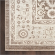 Nourison Renewed 5' x 7' Ivory Mocha Fabric Area Rug