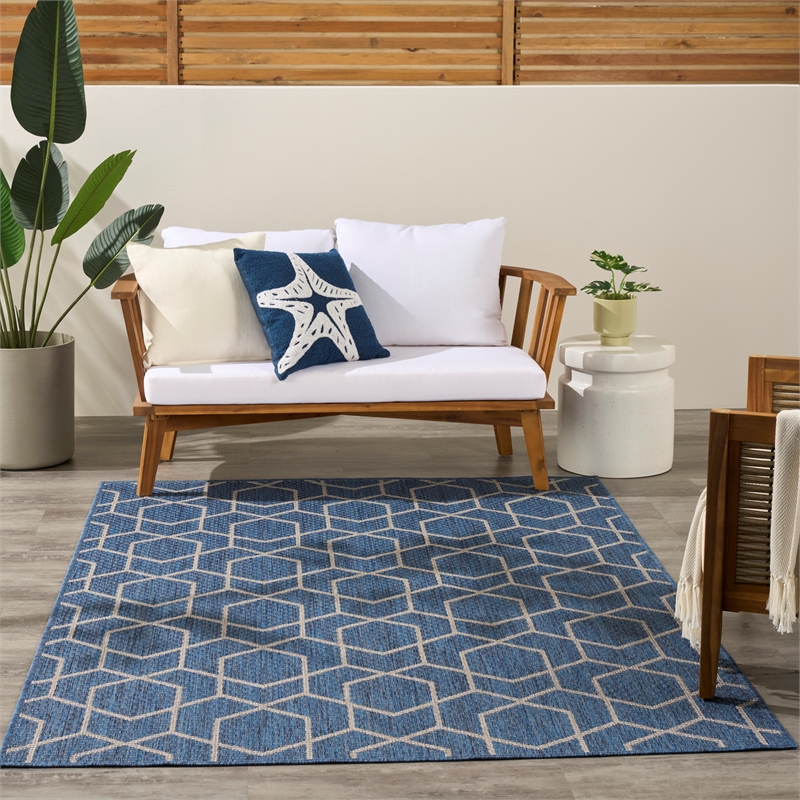 Nourison Home Horizon   6' x 9' Denim   Area Rug