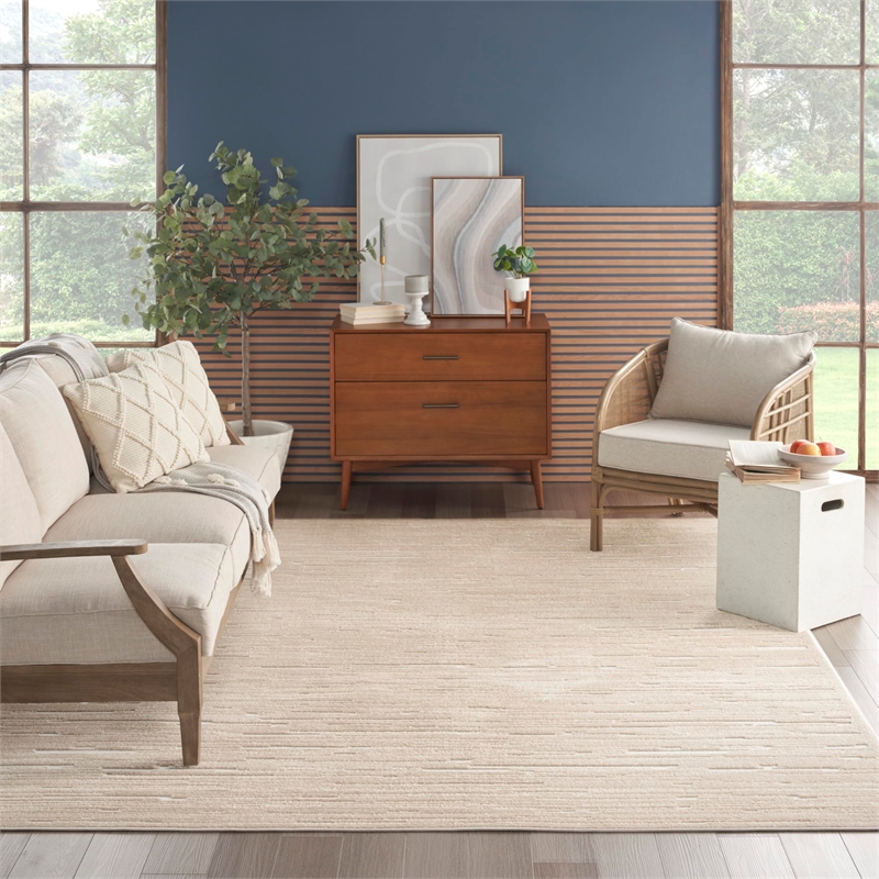 Nourison Home Casual 8' x 10' Taupe   Area Rug
