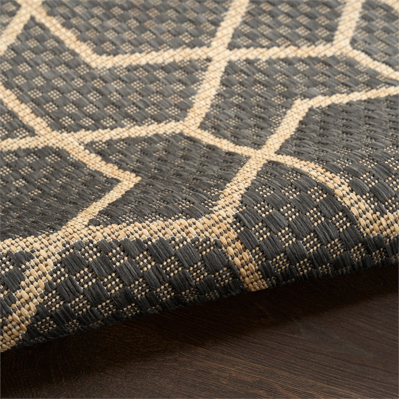 Nourison Home Horizon   6' x 9' Charcoal   Area Rug