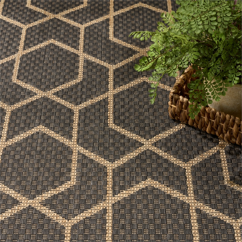 Nourison Home Horizon   6' x 9' Charcoal   Area Rug