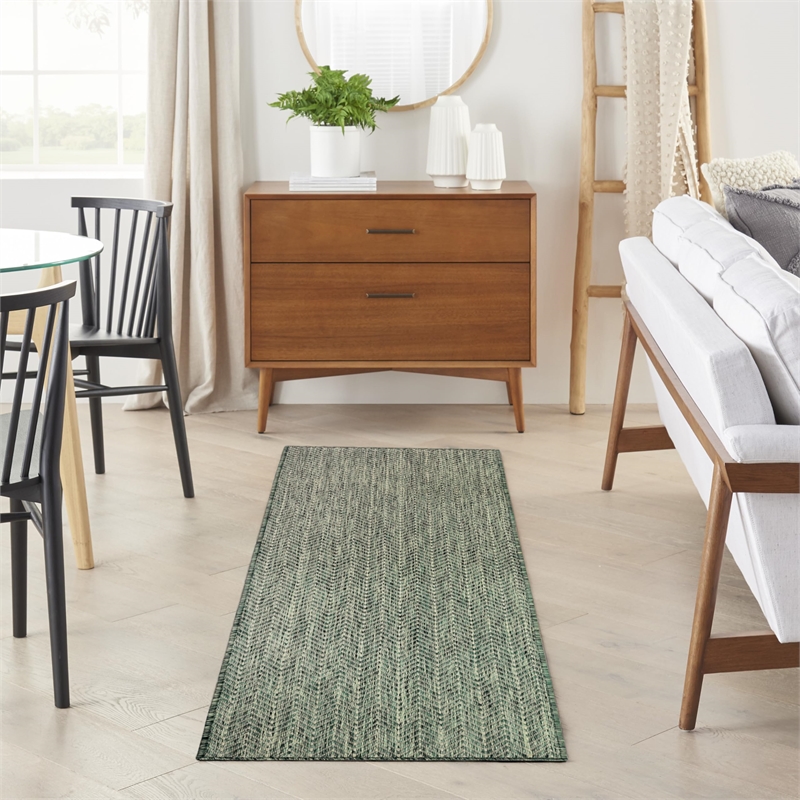 Nourison Home Horizon   3' x 5' Green   Area Rug
