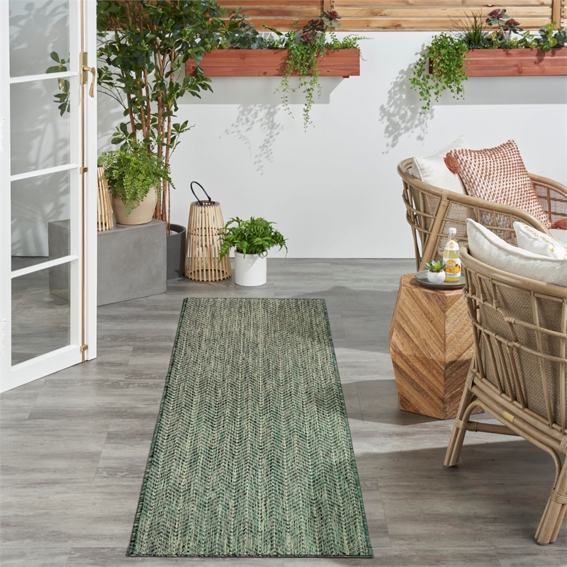 Nourison Home Horizon   3' x 5' Green   Area Rug
