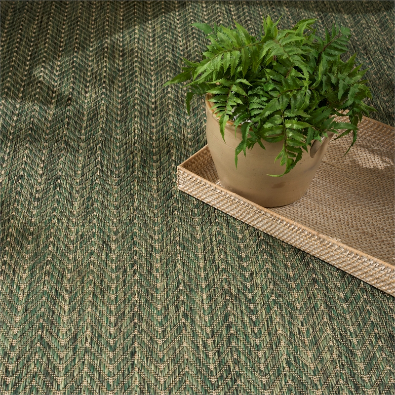 Nourison Home Horizon   10' x 14' Green   Area Rug