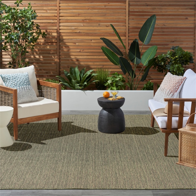 Nourison Home Horizon   10' x 14' Green   Area Rug
