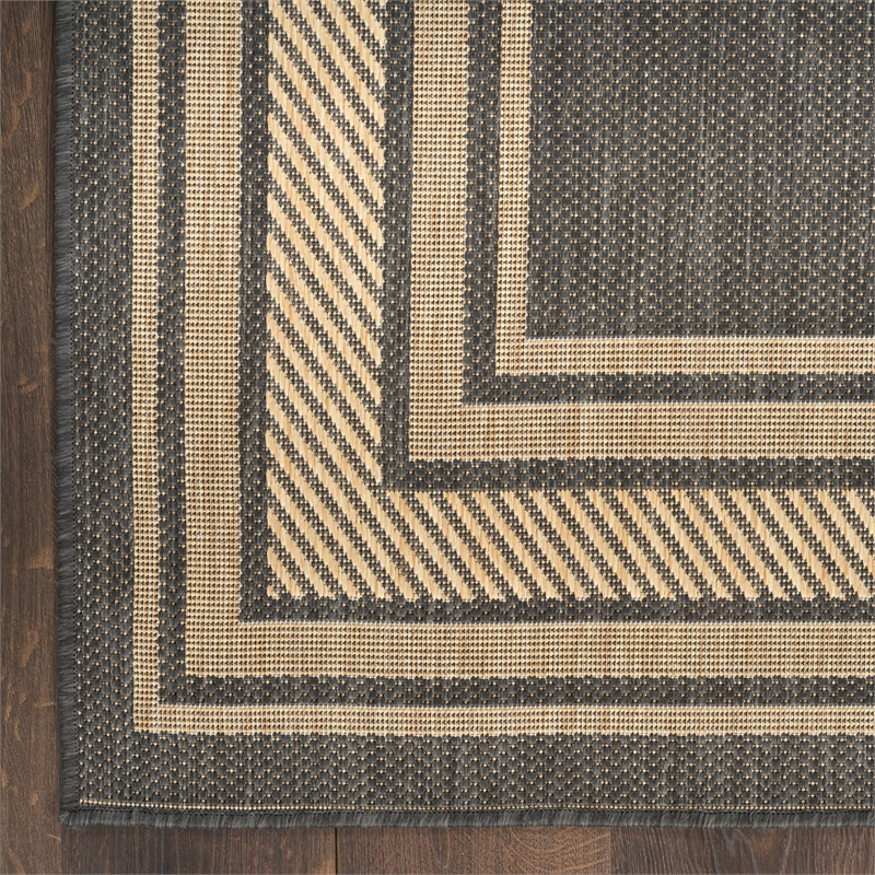 Nourison Home Horizon   8' x 10' Charcoal   Area Rug