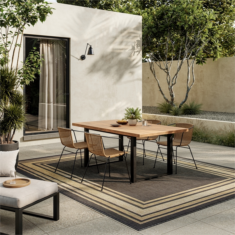 Nourison Home Horizon   8' x 10' Charcoal   Area Rug