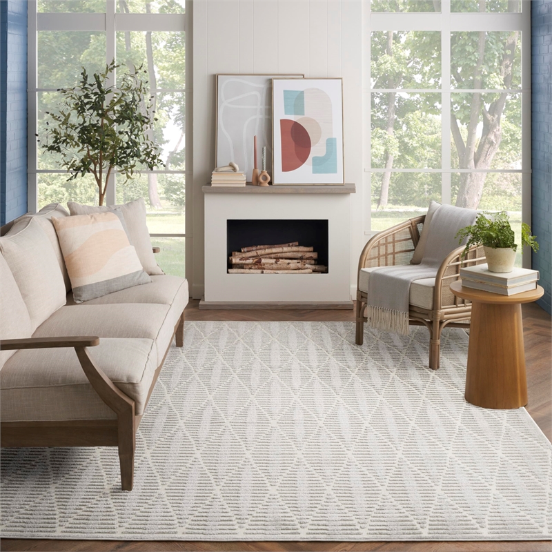 Nourison Home Casual 8' x 10' Ivory   Area Rug