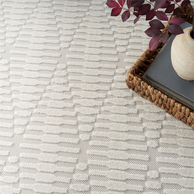 Nourison Home Casual 8' x 10' Ivory   Area Rug