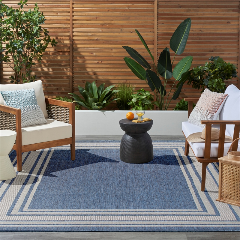 Nourison Home Horizon   8' x 10' Denim   Area Rug