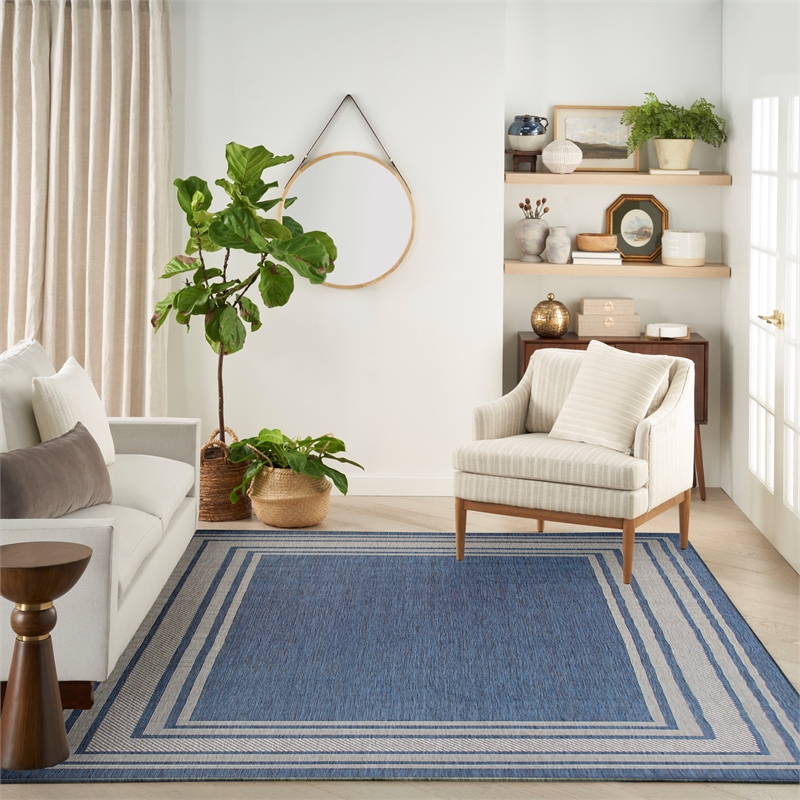 Nourison Home Horizon   8' x 10' Denim   Area Rug