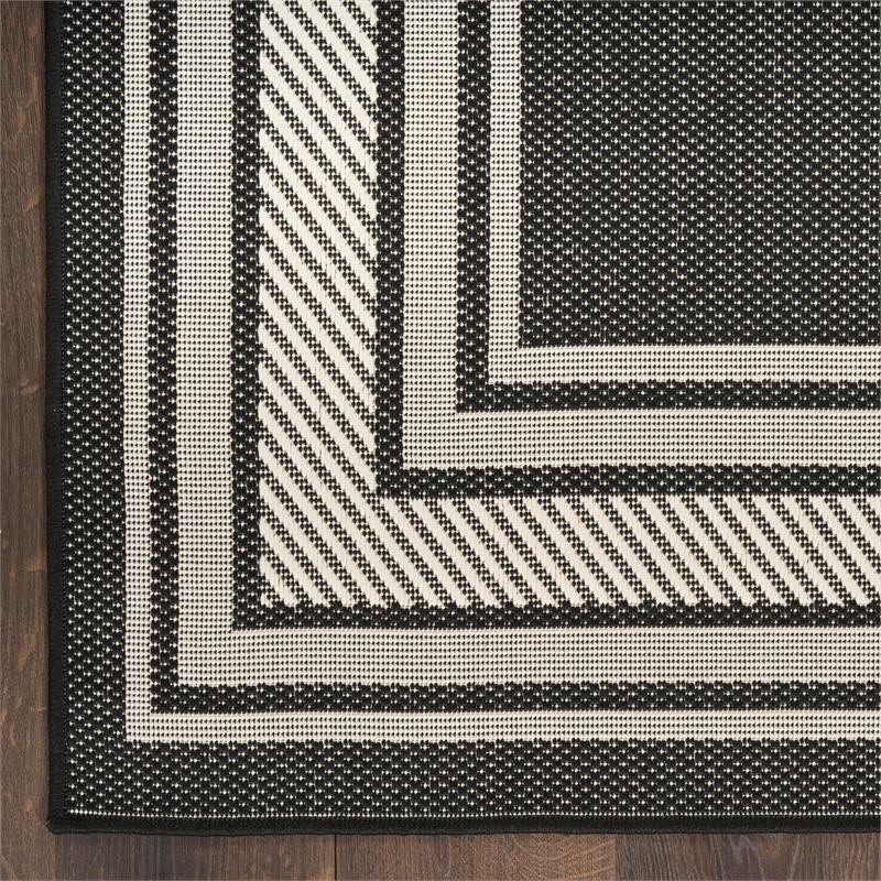 Nourison Home Horizon   3' x 5' Black   Area Rug