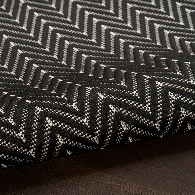 Nourison Home Horizon   8' x 10' Black   Area Rug