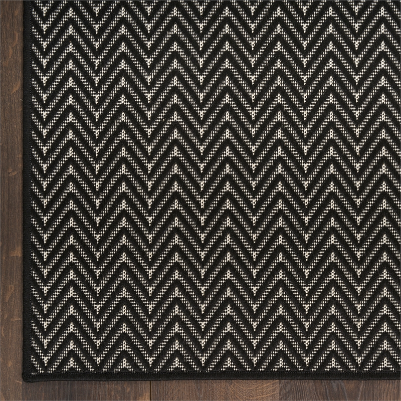 Nourison Home Horizon   8' x 10' Black   Area Rug
