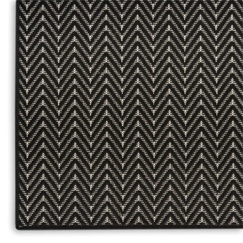 Nourison Home Horizon   8' x 10' Black   Area Rug