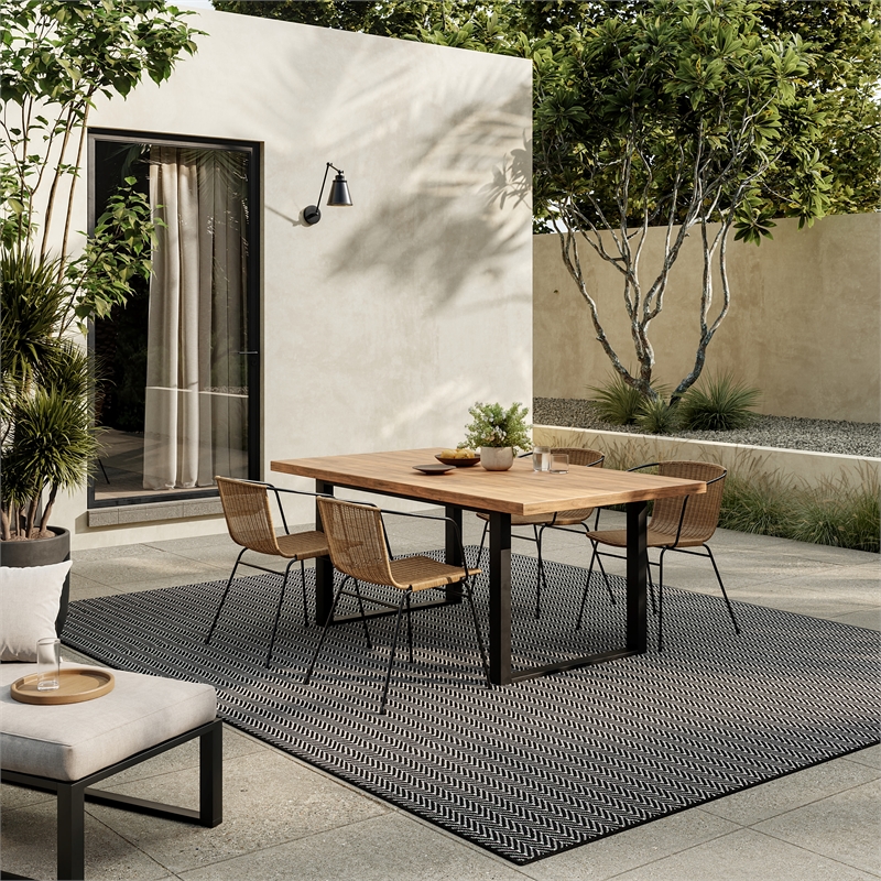 Nourison Home Horizon   8' x 10' Black   Area Rug