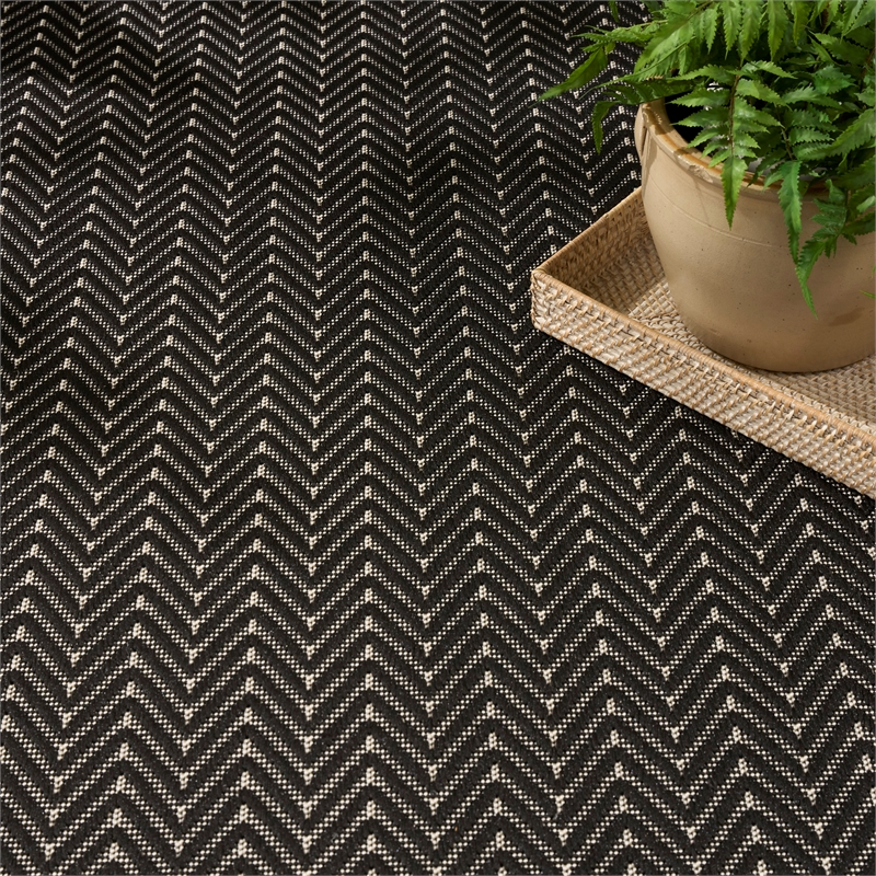 Nourison Home Horizon   8' x 10' Black   Area Rug