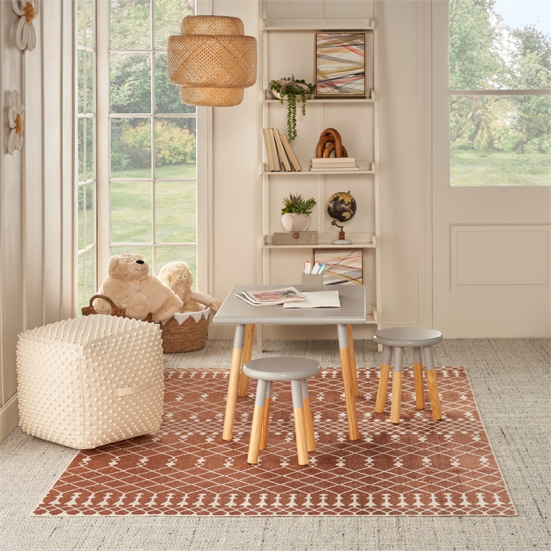 Nourison Home Astra Machine Washable 8' x 10' Copper   Area Rug