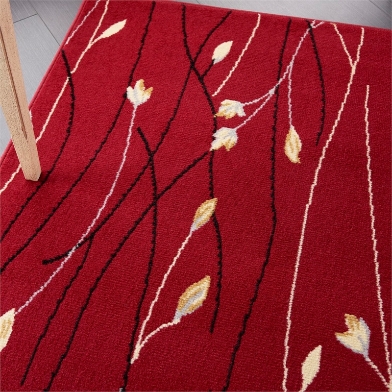 Nourison Grafix GRF15 Red 9'x12'  Area Rug