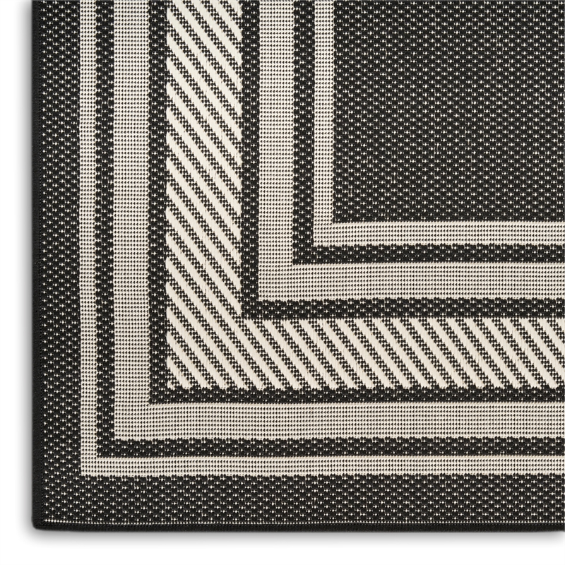 Nourison Home Horizon   8' x 10' Black   Area Rug