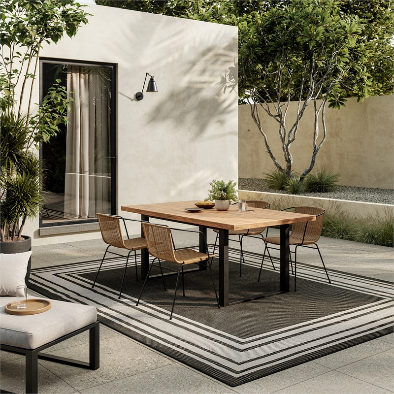 Nourison Home Horizon   8' x 10' Black   Area Rug