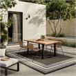 Nourison Home Horizon   8' x 10' Black   Area Rug