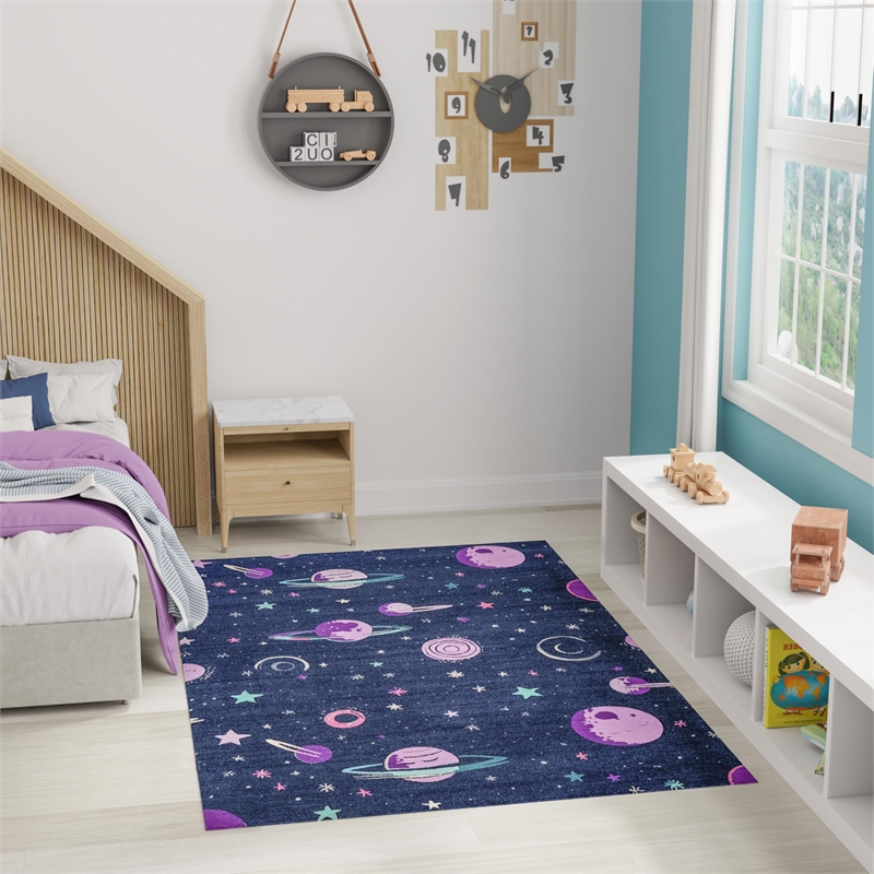 Nourison Home Imagination 7' x 9' Black   Area Rug