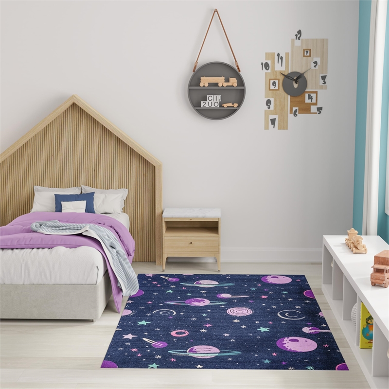 Nourison Home Imagination 7' x 9' Black   Area Rug