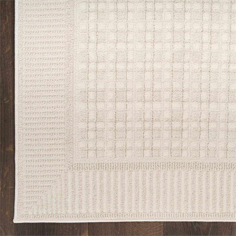 Nourison Home Nordic 8' x 10' Ivory Fabric Area Rug