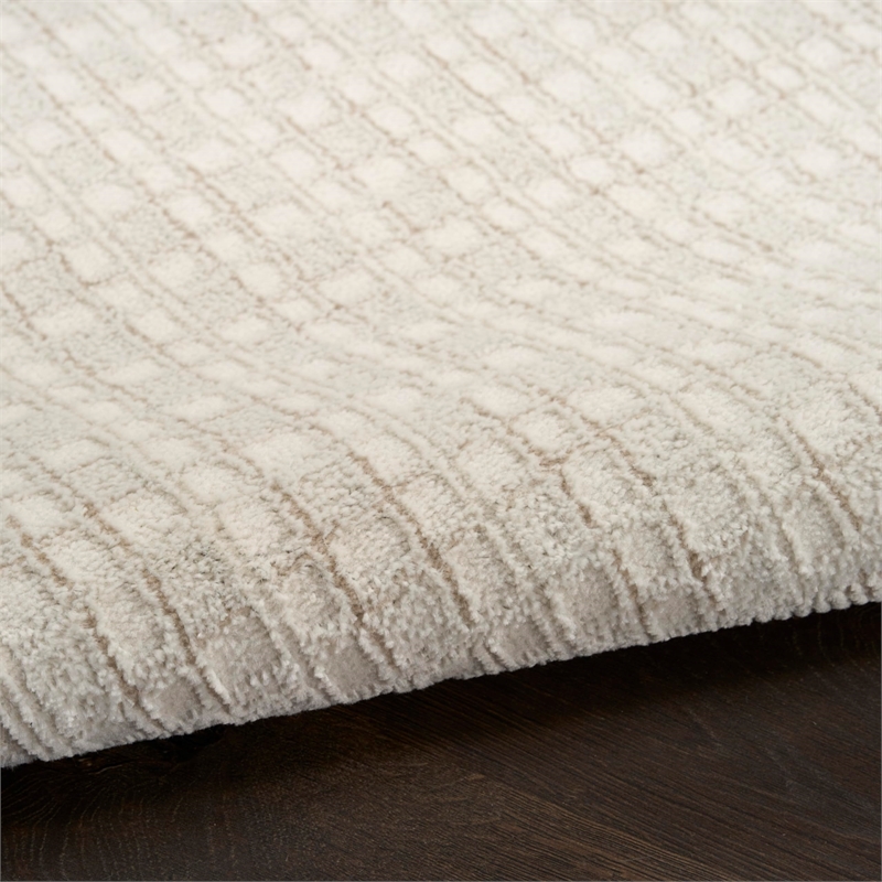 Nourison Home Nordic 8' x 10' Ivory Fabric Area Rug