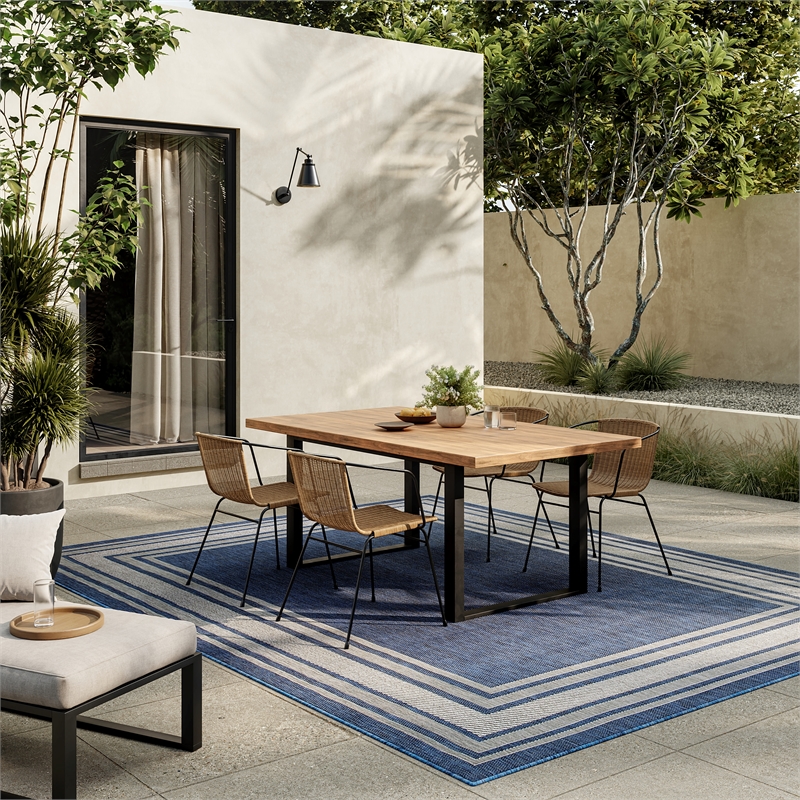Nourison Home Horizon   6' x 9' Denim   Area Rug