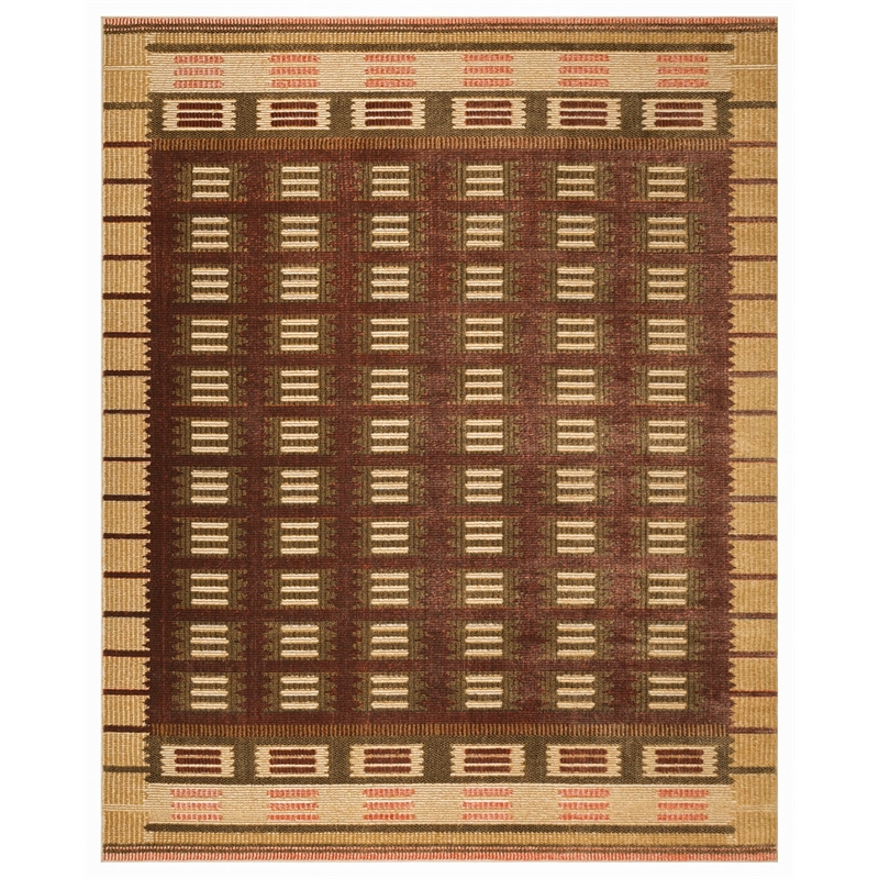 Nourison Home Nordic 8' x 10' Rust   Area Rug