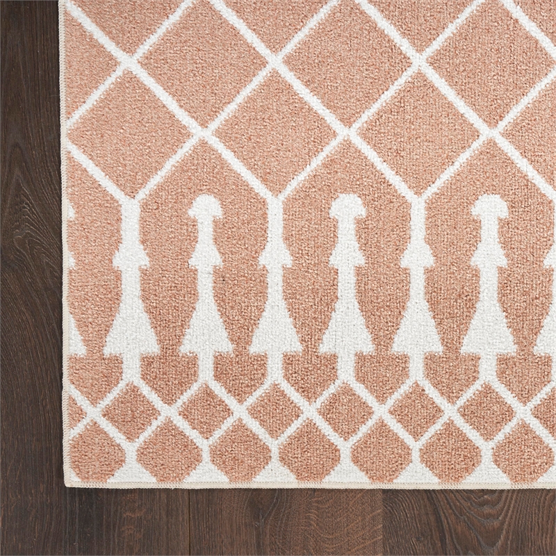 Nourison Home Astra Machine Washable 7' x 9' Copper   Area Rug