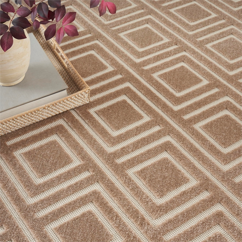 Nourison Home Casual 8' x 10' Brown   Area Rug