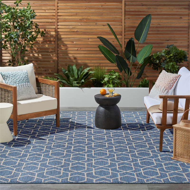 Nourison Home Horizon   8' x 10' Denim   Area Rug