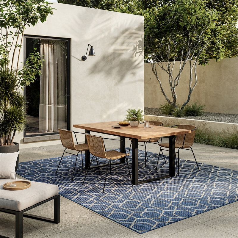 Nourison Home Horizon   8' x 10' Denim   Area Rug
