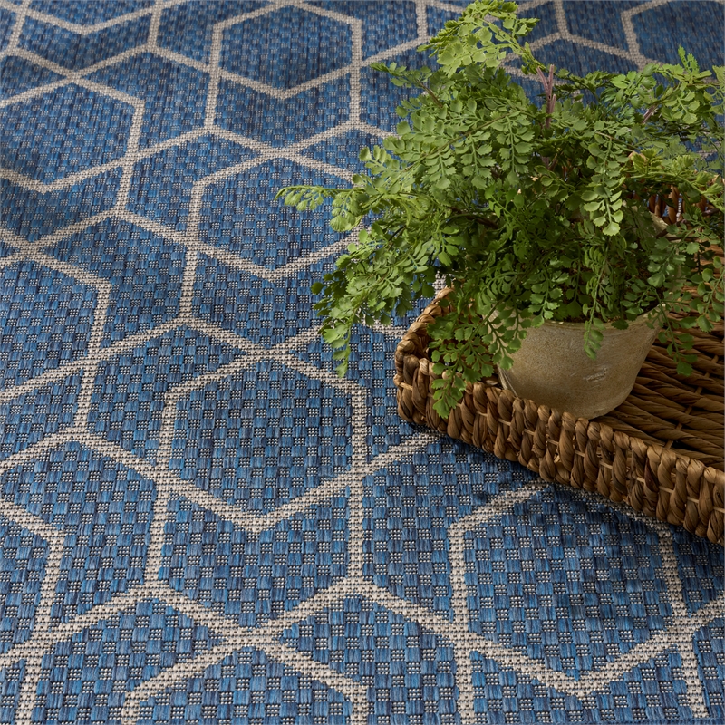 Nourison Home Horizon   8' x 10' Denim   Area Rug