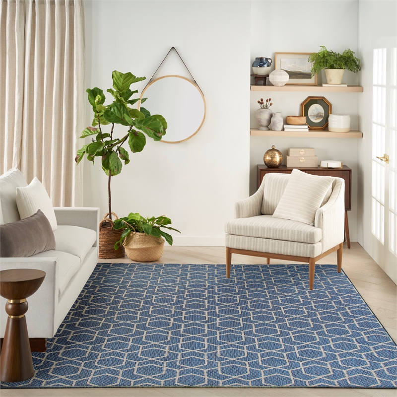 Nourison Home Horizon   8' x 10' Denim   Area Rug