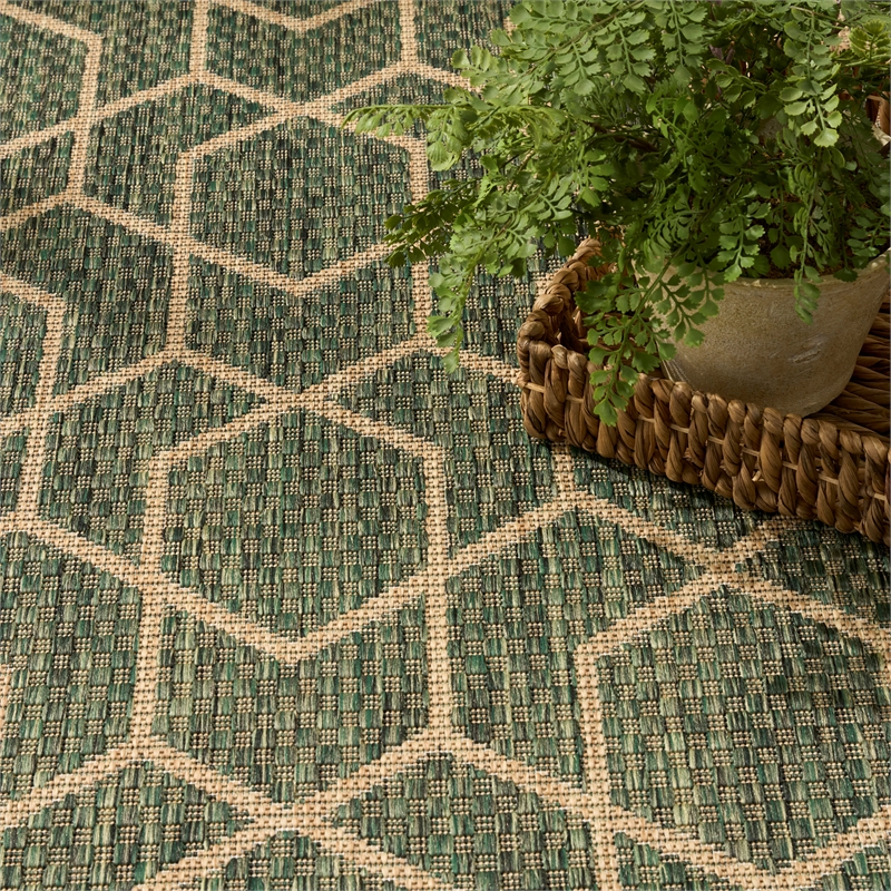 Nourison Home Horizon   10' x 14' Green   Area Rug