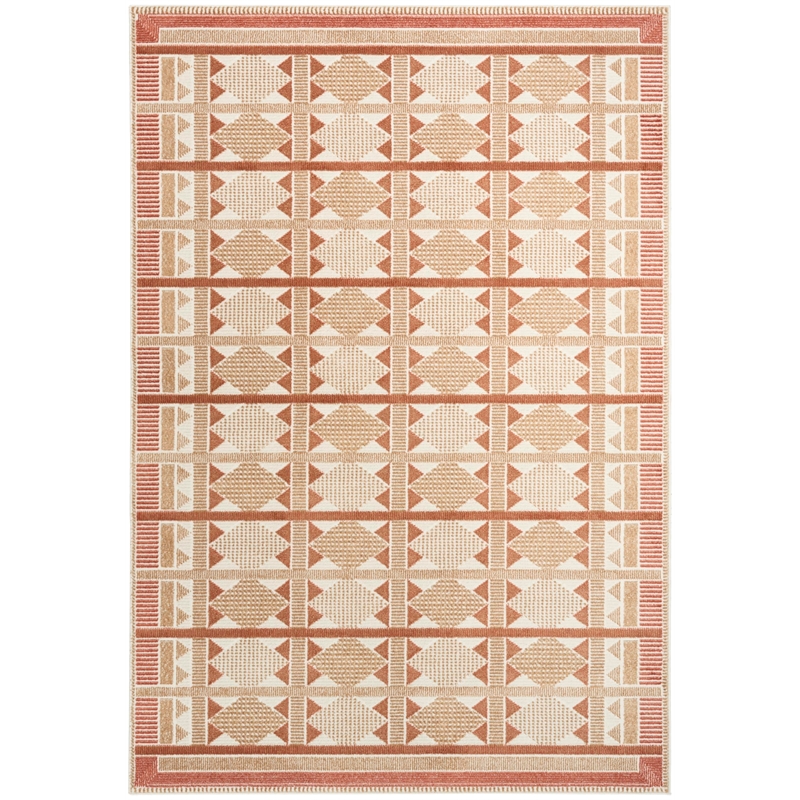 Nourison Home Nordic 4' x 6' Rust     Area Rug