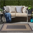 Nourison Home Horizon   3' x 5' Charcoal   Area Rug