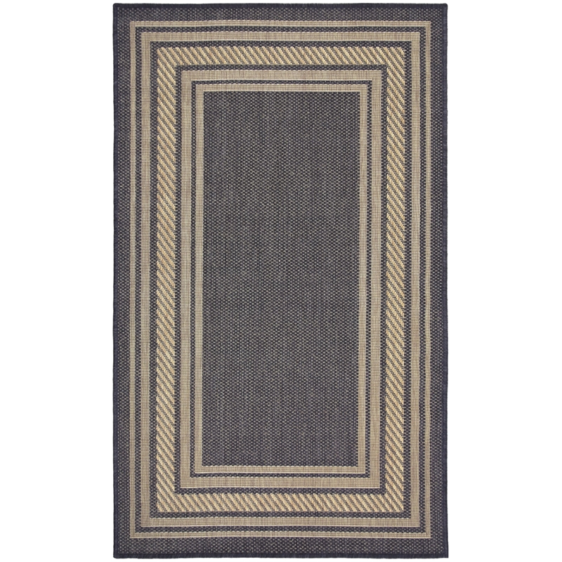 Nourison Home Horizon   3' x 5' Charcoal   Area Rug