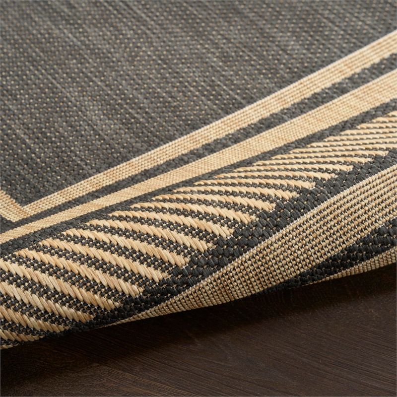 Nourison Home Horizon   3' x 5' Charcoal   Area Rug