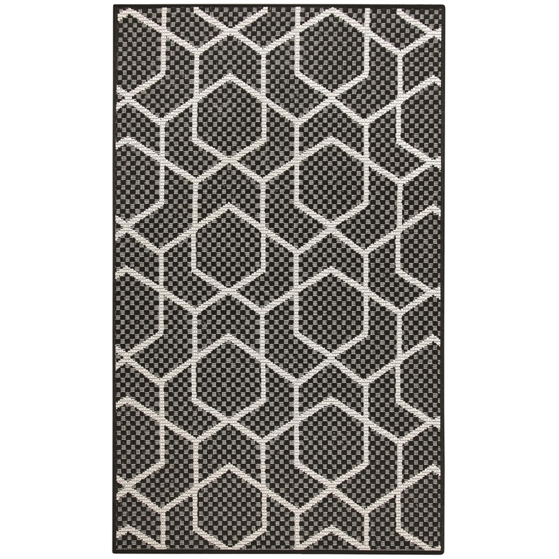 Nourison Home Horizon   3' x 5' Black   Area Rug